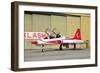 A Turkish Air Force F-5B-2000 Freedom Fighter in the Turkish Stars Aerobatic Team Colors-Stocktrek Images-Framed Photographic Print