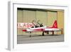 A Turkish Air Force F-5B-2000 Freedom Fighter in the Turkish Stars Aerobatic Team Colors-Stocktrek Images-Framed Photographic Print