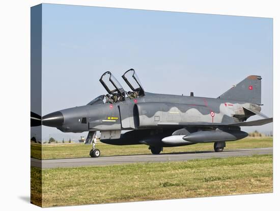 A Turkish Air Force Rf-4E Taxiing at Izmir Air Base, Turkey-Stocktrek Images-Stretched Canvas