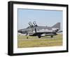 A Turkish Air Force Rf-4E Taxiing at Izmir Air Base, Turkey-Stocktrek Images-Framed Photographic Print