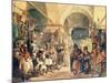 A Turkish Bazaar, 1854-Amadeo Preziosi-Mounted Giclee Print