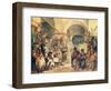 A Turkish Bazaar, 1854-Amadeo Preziosi-Framed Giclee Print