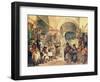 A Turkish Bazaar, 1854-Amadeo Preziosi-Framed Giclee Print
