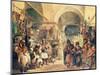 A Turkish Bazaar, 1854-Amadeo Preziosi-Mounted Giclee Print