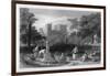 A Turkish Burial Ground at Sidon, Lebanon, 1841-J Redaway-Framed Giclee Print