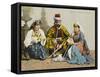 A Turkish Family Smoking-null-Framed Stretched Canvas