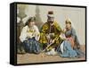 A Turkish Family Smoking-null-Framed Stretched Canvas