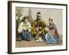 A Turkish Family Smoking-null-Framed Photographic Print