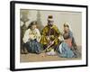 A Turkish Family Smoking-null-Framed Photographic Print