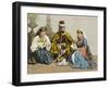 A Turkish Family Smoking-null-Framed Photographic Print