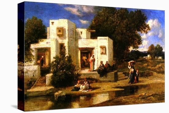 A Turkish House-Narcisse Virgile Diaz de la Pena-Stretched Canvas