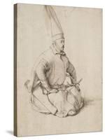 A Turkish Janissary-Gentile Bellini-Stretched Canvas