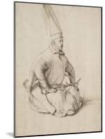 A Turkish Janissary-Gentile Bellini-Mounted Art Print