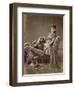 A Turkish Lady Seated, C.1880-Jean-Pascal Sebah-Framed Premium Giclee Print