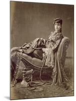 A Turkish Lady Seated, C.1880-Jean-Pascal Sebah-Mounted Giclee Print