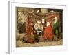 A Turkish Notary Drawing up a Marriage Contract, Constantinople, 1837-Martinus Rorbye-Framed Giclee Print