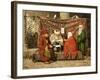 A Turkish Notary Drawing up a Marriage Contract, Constantinople, 1837-Martinus Rorbye-Framed Giclee Print