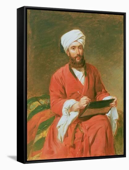 A Turkish Pasha-Frederick Goodall-Framed Stretched Canvas