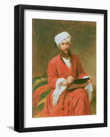 A Turkish Pasha-Frederick Goodall-Framed Giclee Print