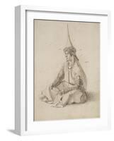 A Turkish Woman-Gentile Bellini-Framed Art Print