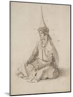 A Turkish Woman-Gentile Bellini-Mounted Art Print