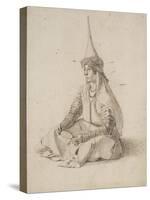 A Turkish Woman-Gentile Bellini-Stretched Canvas