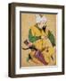 A Turkoman or Mongol Chief Holding an Arrow, from the Large Clive Album, 1591-92-null-Framed Giclee Print