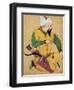 A Turkoman or Mongol Chief Holding an Arrow, from the Large Clive Album, 1591-92-null-Framed Giclee Print