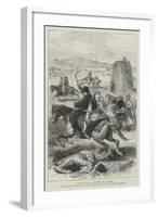 A Turkoman Raid, Carrying Off a Prize-William 'Crimea' Simpson-Framed Giclee Print