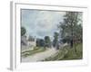 A Turn in the Road, 1873-Alfred Sisley-Framed Giclee Print