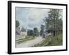 A Turn in the Road, 1873-Alfred Sisley-Framed Giclee Print