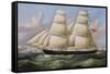 A Two Masted Schooner off Dover-Richard B. Spencer-Framed Stretched Canvas