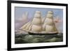 A Two Masted Schooner off Dover-Richard B. Spencer-Framed Giclee Print