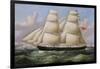 A Two Masted Schooner off Dover-Richard B. Spencer-Framed Giclee Print