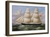 A Two Masted Schooner off Dover-Richard B. Spencer-Framed Giclee Print