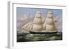 A Two Masted Schooner off Dover-Richard B. Spencer-Framed Giclee Print