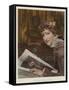 A Type of Female Beauty-Sir Lawrence Alma-Tadema-Framed Stretched Canvas