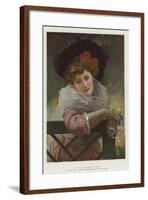 A Type of Female Beauty-Marcus Stone-Framed Giclee Print