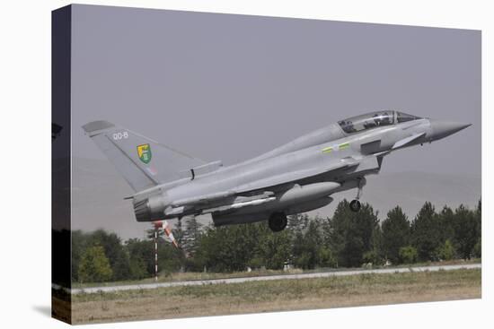 A Typhoon T3 of the Royal Air Force Taking Off from Konya Air Base-Stocktrek Images-Stretched Canvas