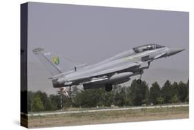 A Typhoon T3 of the Royal Air Force Taking Off from Konya Air Base-Stocktrek Images-Stretched Canvas