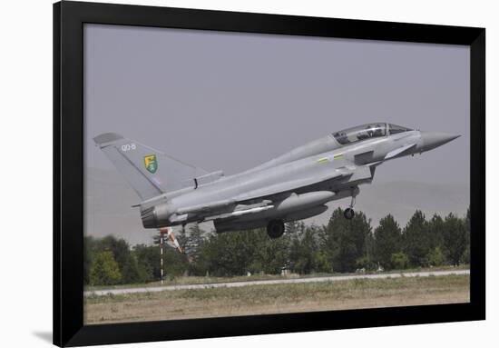 A Typhoon T3 of the Royal Air Force Taking Off from Konya Air Base-Stocktrek Images-Framed Photographic Print