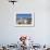 A Typical Greek Village Perched on a Rock with White and Blue Houses and Quaint Windmills, Ios-Roberto Moiola-Framed Photographic Print displayed on a wall