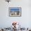 A Typical Greek Village Perched on a Rock with White and Blue Houses and Quaint Windmills, Ios-Roberto Moiola-Framed Photographic Print displayed on a wall