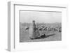 'A typical shepherd and his flock on the plains of Hungary', 1915-Unknown-Framed Photographic Print