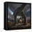 A Tyrannosaurus Rex and Triceratops in a Classic Face Off-null-Framed Stretched Canvas