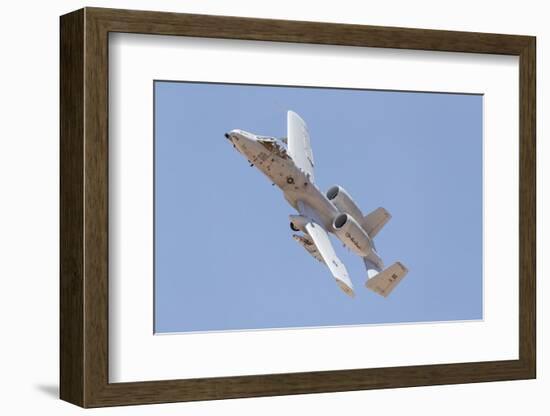 A U.S. Air Force A-10 Thunderbolt Ii in Flight-Stocktrek Images-Framed Photographic Print