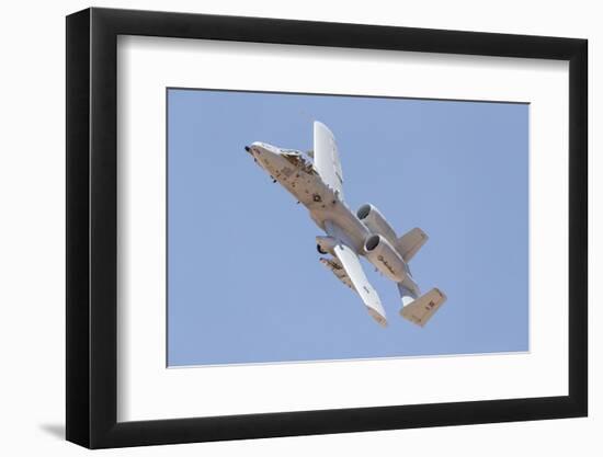 A U.S. Air Force A-10 Thunderbolt Ii in Flight-Stocktrek Images-Framed Photographic Print