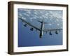 A U.S. Air Force B-52 Stratofortress Flies a Mission over the Pacific Ocean-Stocktrek Images-Framed Premium Photographic Print