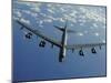 A U.S. Air Force B-52 Stratofortress Flies a Mission over the Pacific Ocean-Stocktrek Images-Mounted Photographic Print