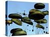 A U.S. Air Force C-17 Globemaster III Airdrops Pallets to Port-Au-Prince, Haiti-Stocktrek Images-Stretched Canvas